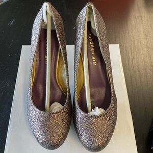 Madden Girl Glitter Platforms